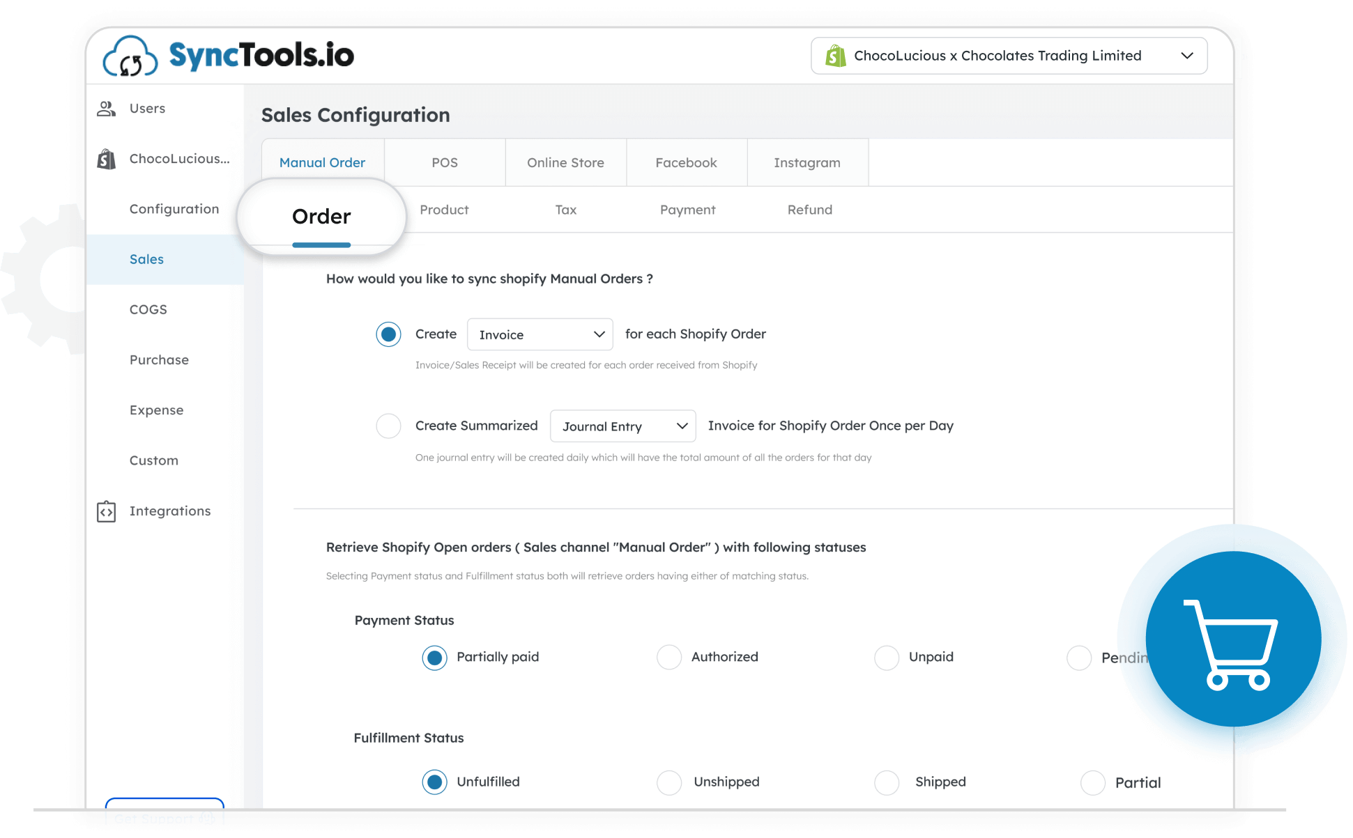 Individual/Summarized Sales Sync- Shopify Xero integration