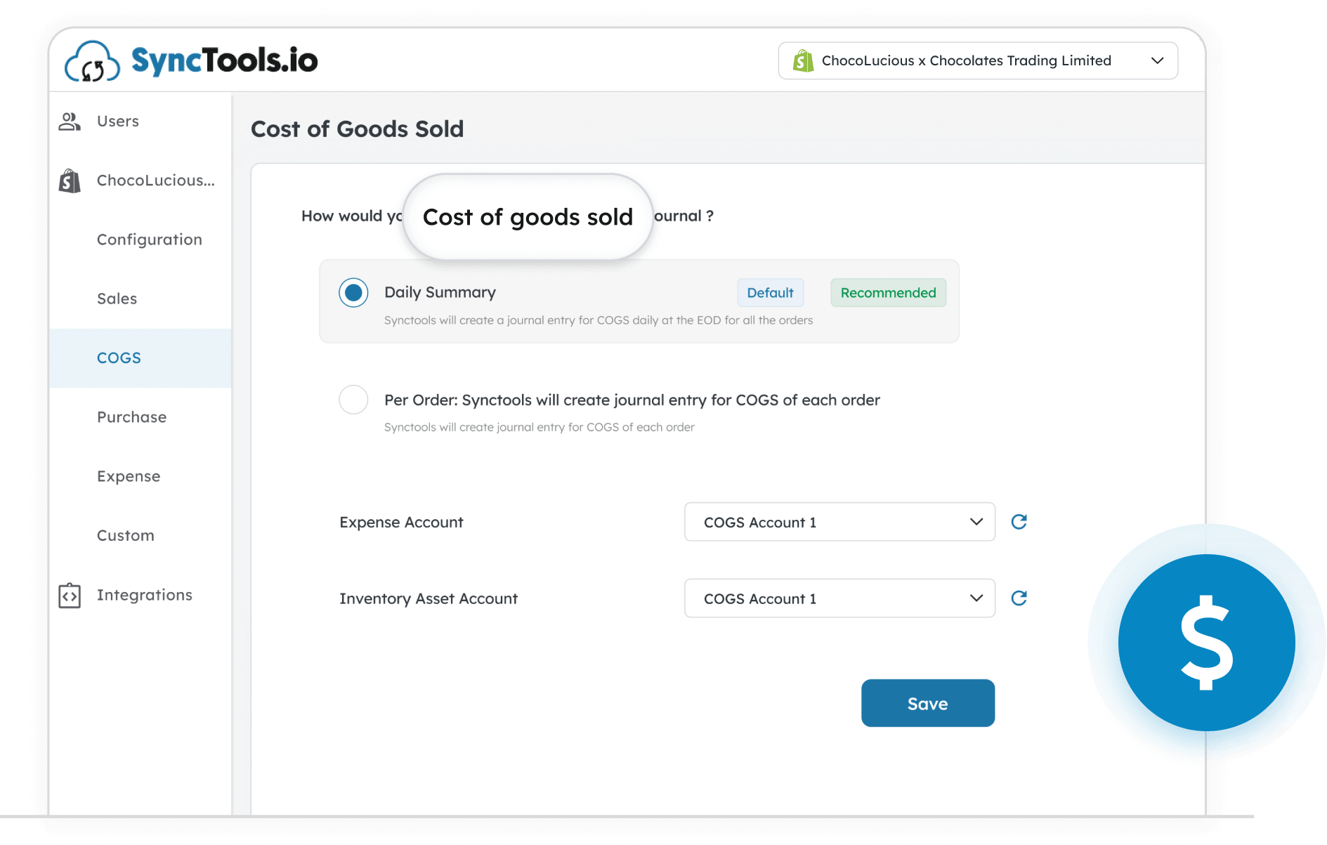 Track COGS and other metrics across all Shopify Stores- Shopify Xero integration